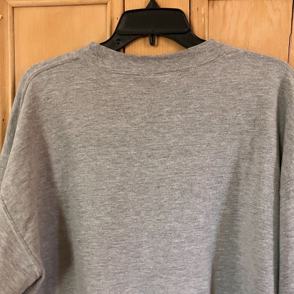 Gildan Mens Vintage Y2K Yale Heavy Blend Pullover Sweatshirt Large Gray SP EXC - Picture 9 of 10